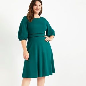Eloquii Lantern Sleeve Dress - Size 24 NWT